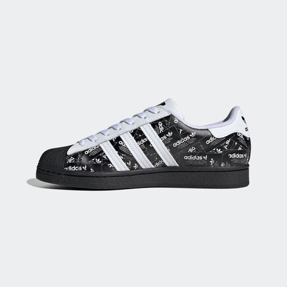 Adidas Superstar Sneakers - Black / White / Gold Metallic - view 3