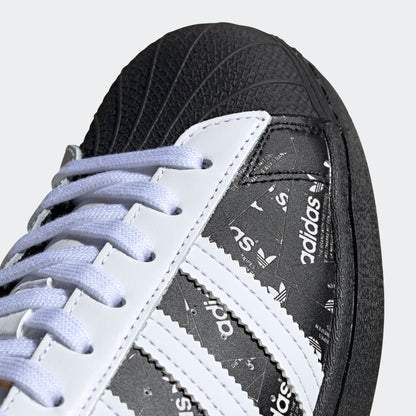 Adidas Superstar Sneakers - Black / White / Gold Metallic - view 5