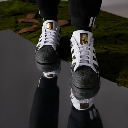 Adidas Superstar Sneakers - Black / White / Gold Metallic - view 7