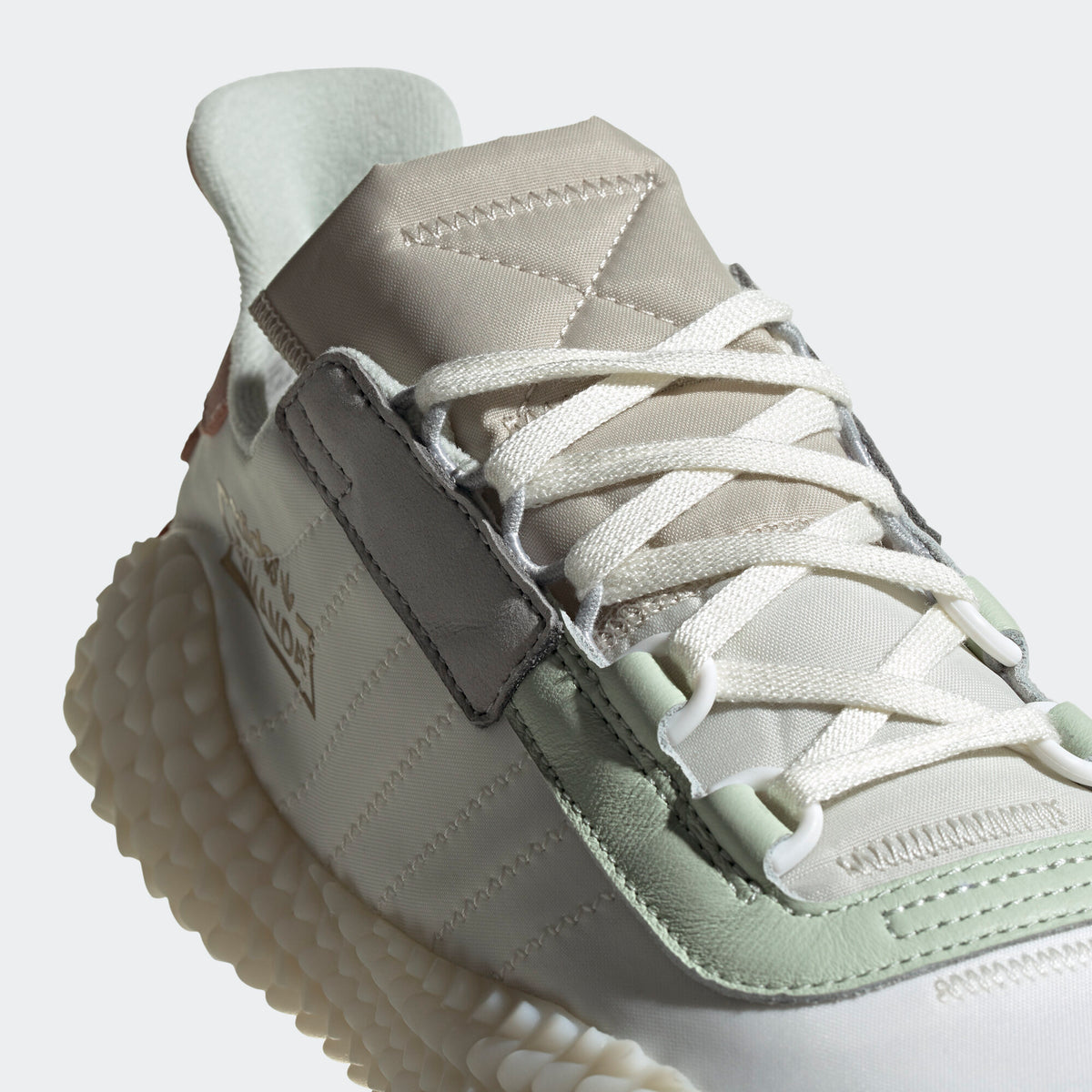 Adidas Kamanda Sneakers - Chalk White / Linen Green - view 7