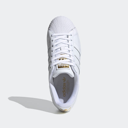 Adidas Superstar BOLD W Sneakers - Crystal White / Gold Metallic - view 7