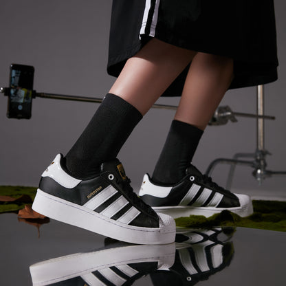 Adidas Superstar Bold Sneakers - Black / White - view 1