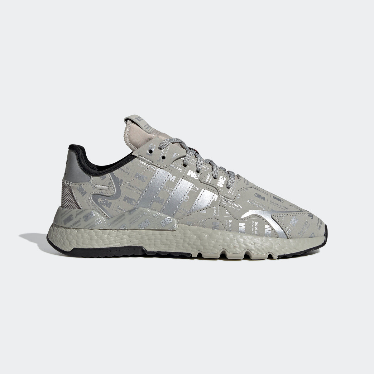 Adidas Nite Jogger Sneakers - Talc Grey - view 1