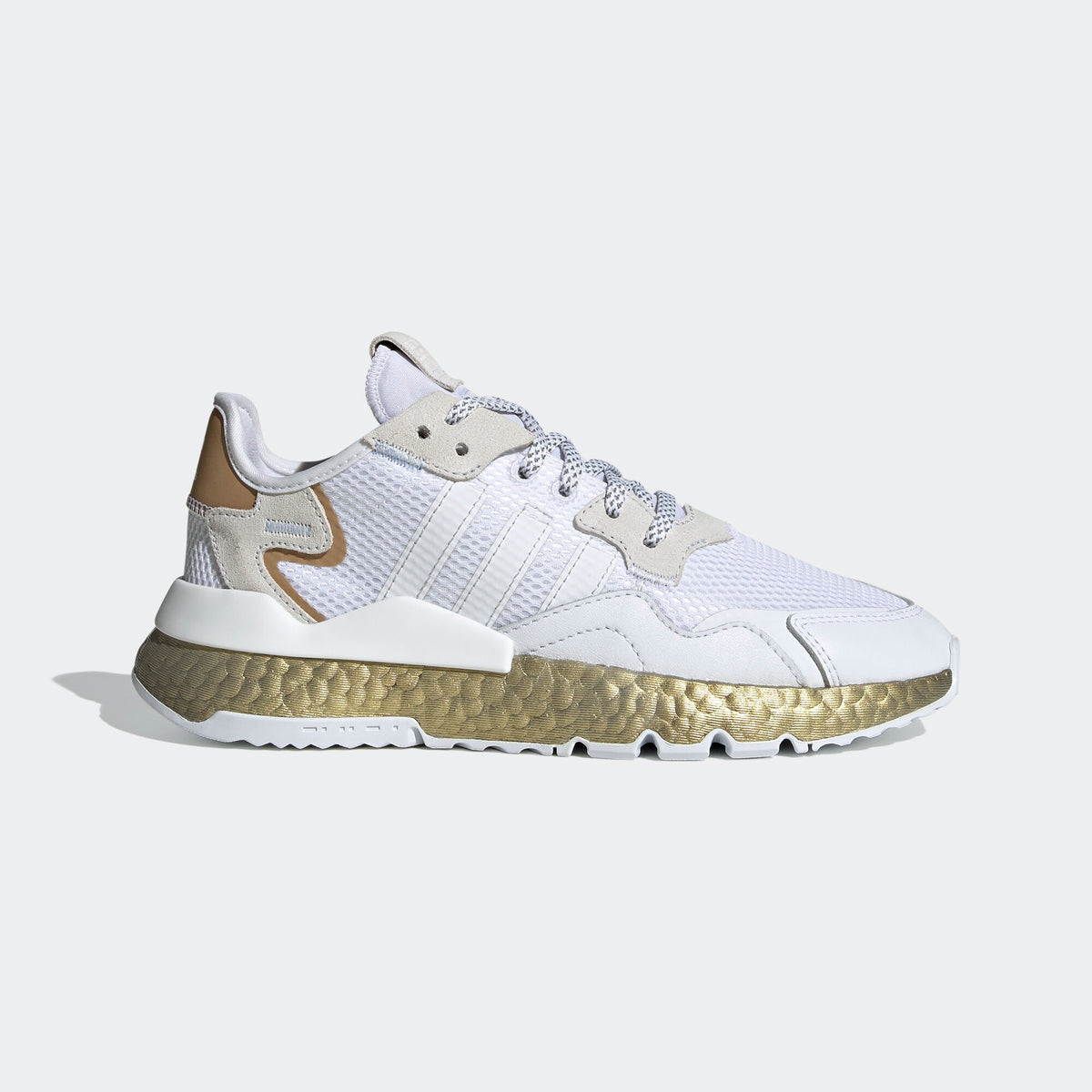 Adidas Nite Jogger Sneakers - Crystal White - view 1