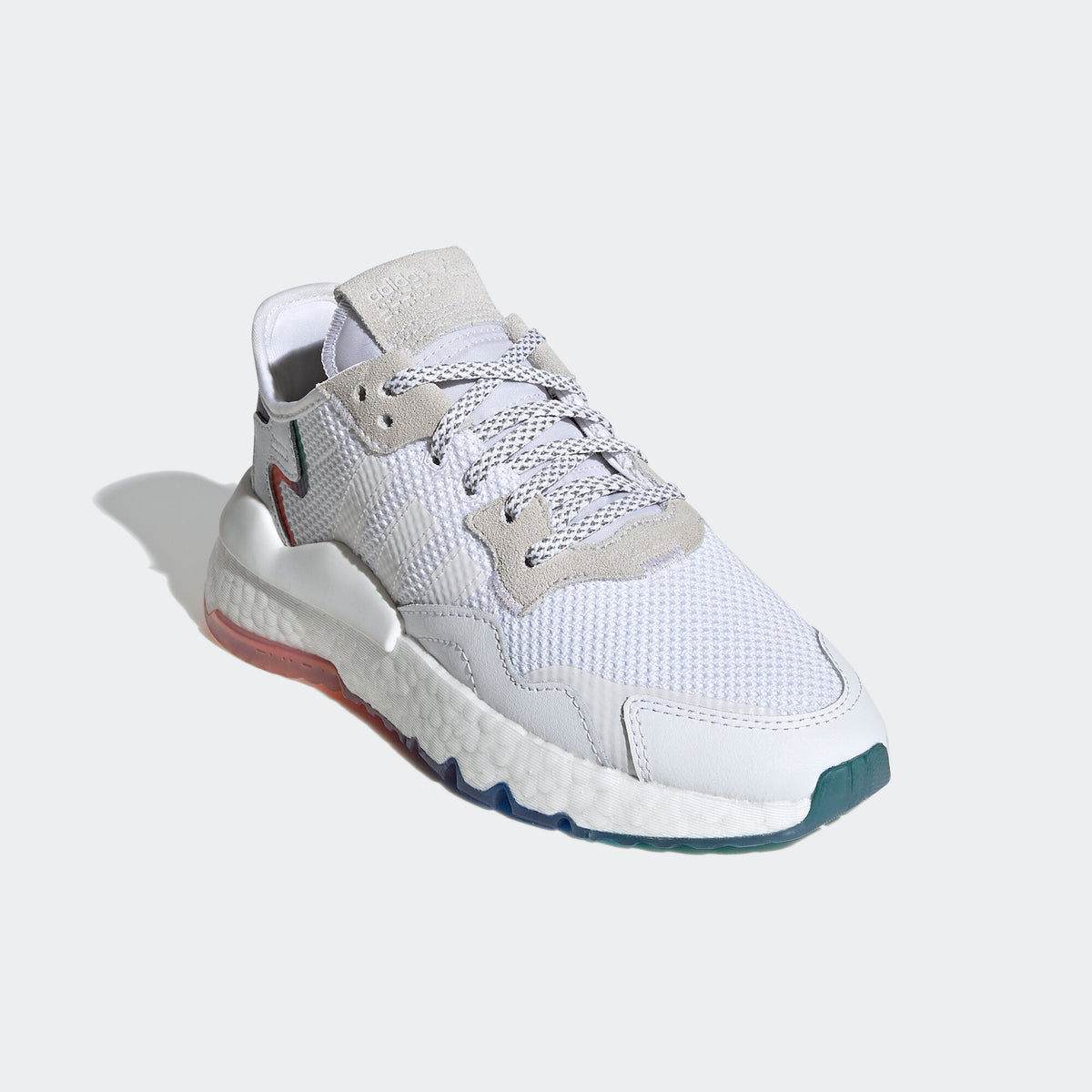 Adidas Nite Jogger Sneakers - White / Orange Yellow / Blue / Green - view 8