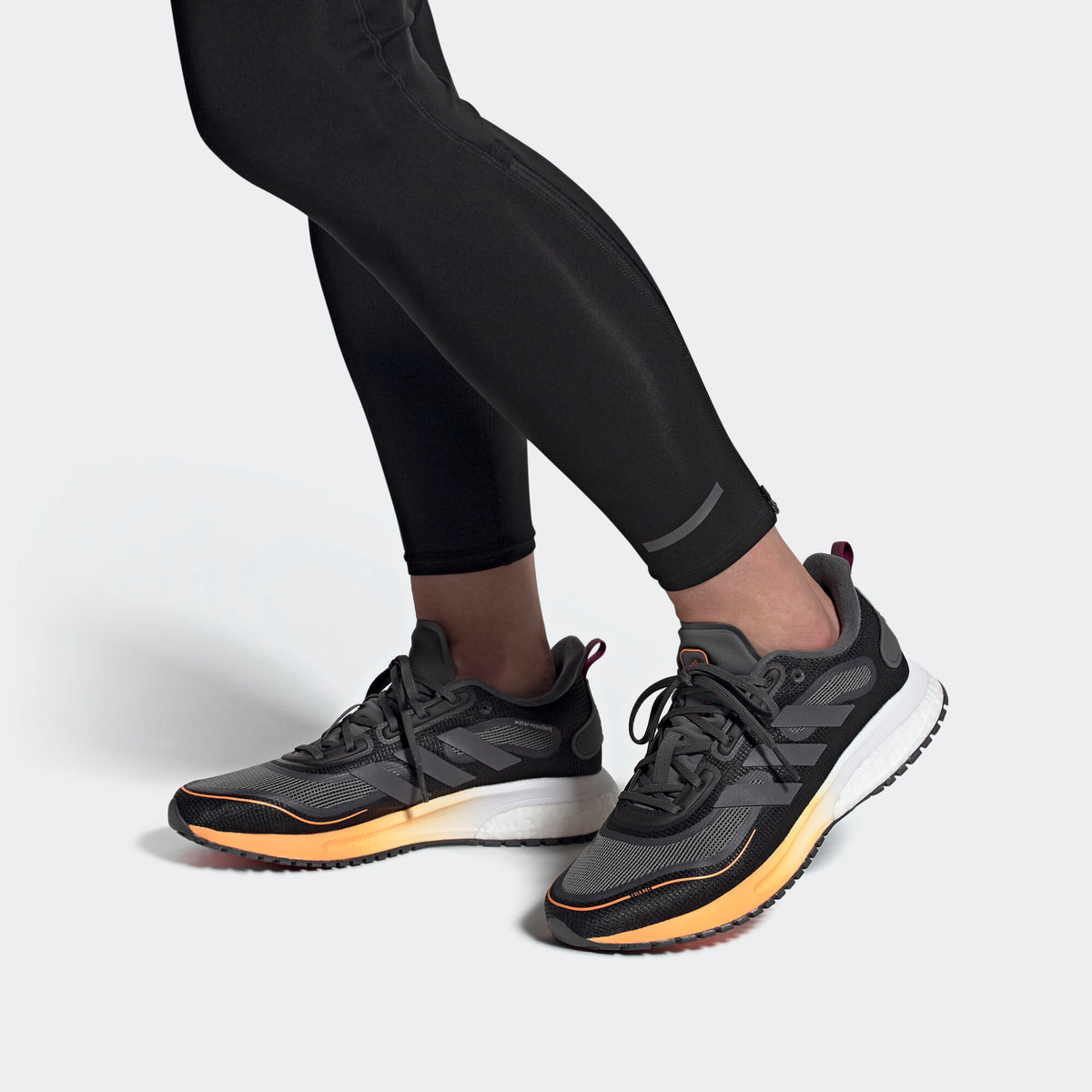 Adidas Supernova Winter.rdy Sneakers - Black / Night Metallic / Signal Orange - view 2