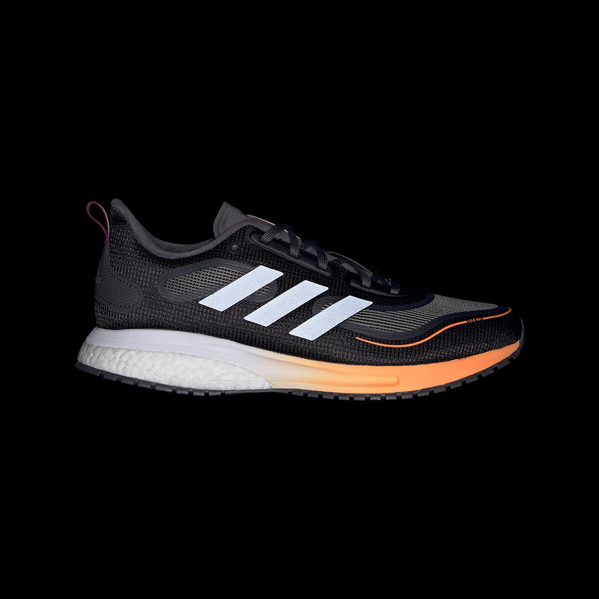 Adidas Supernova Winter.rdy Sneakers - Black / Night Metallic / Signal Orange - view 8