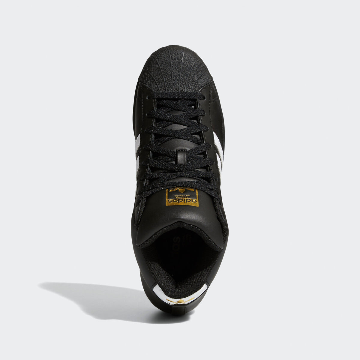 Adidas Pro Model Sneakers - Core Black / White / Gold - view 3