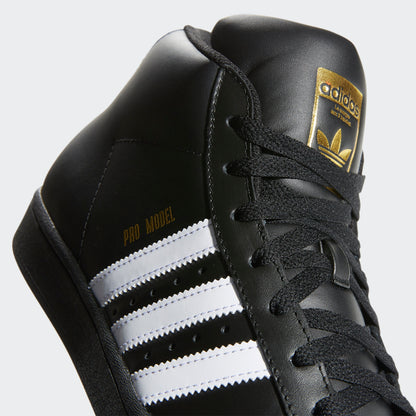 Adidas Pro Model Sneakers - Core Black / White / Gold - view 8