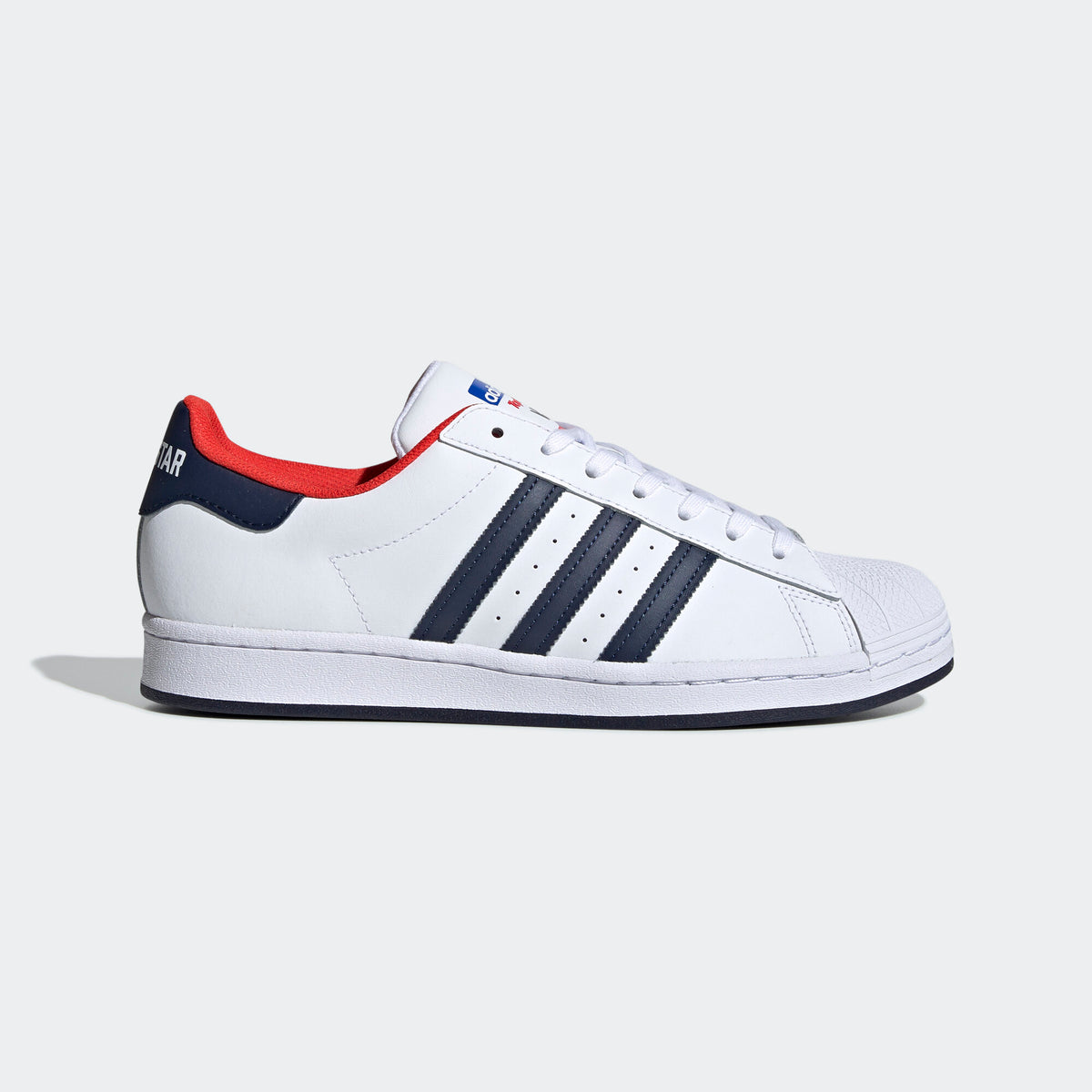Adidas Superstar Sneakers - White / Collegiate Navy - view 1