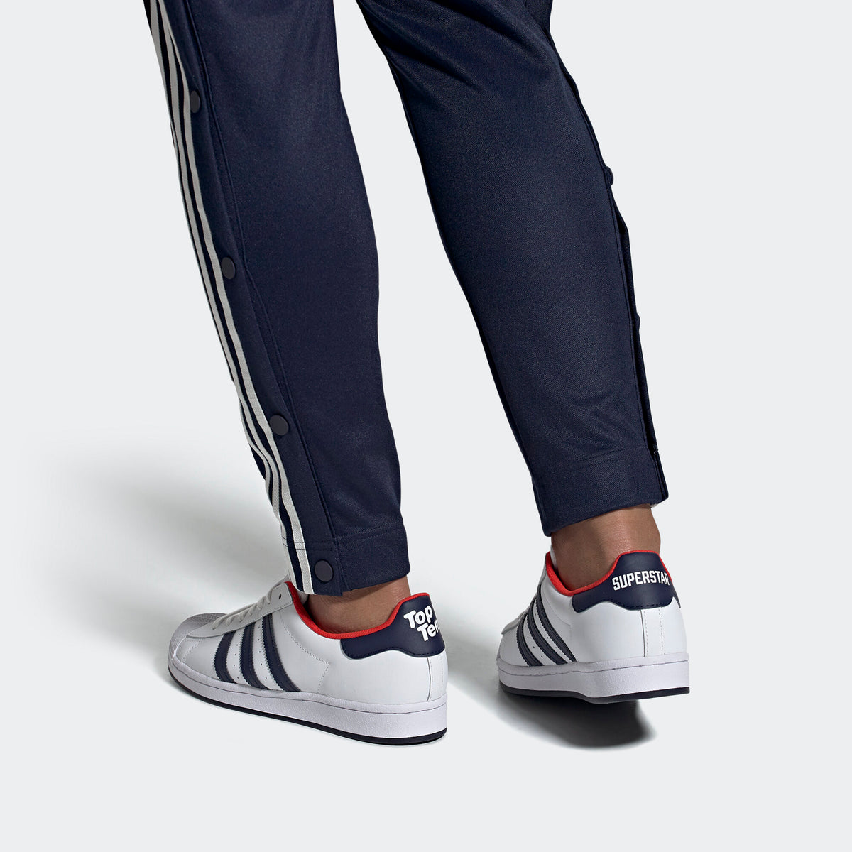 Adidas Superstar Sneakers - White / Collegiate Navy - view 2