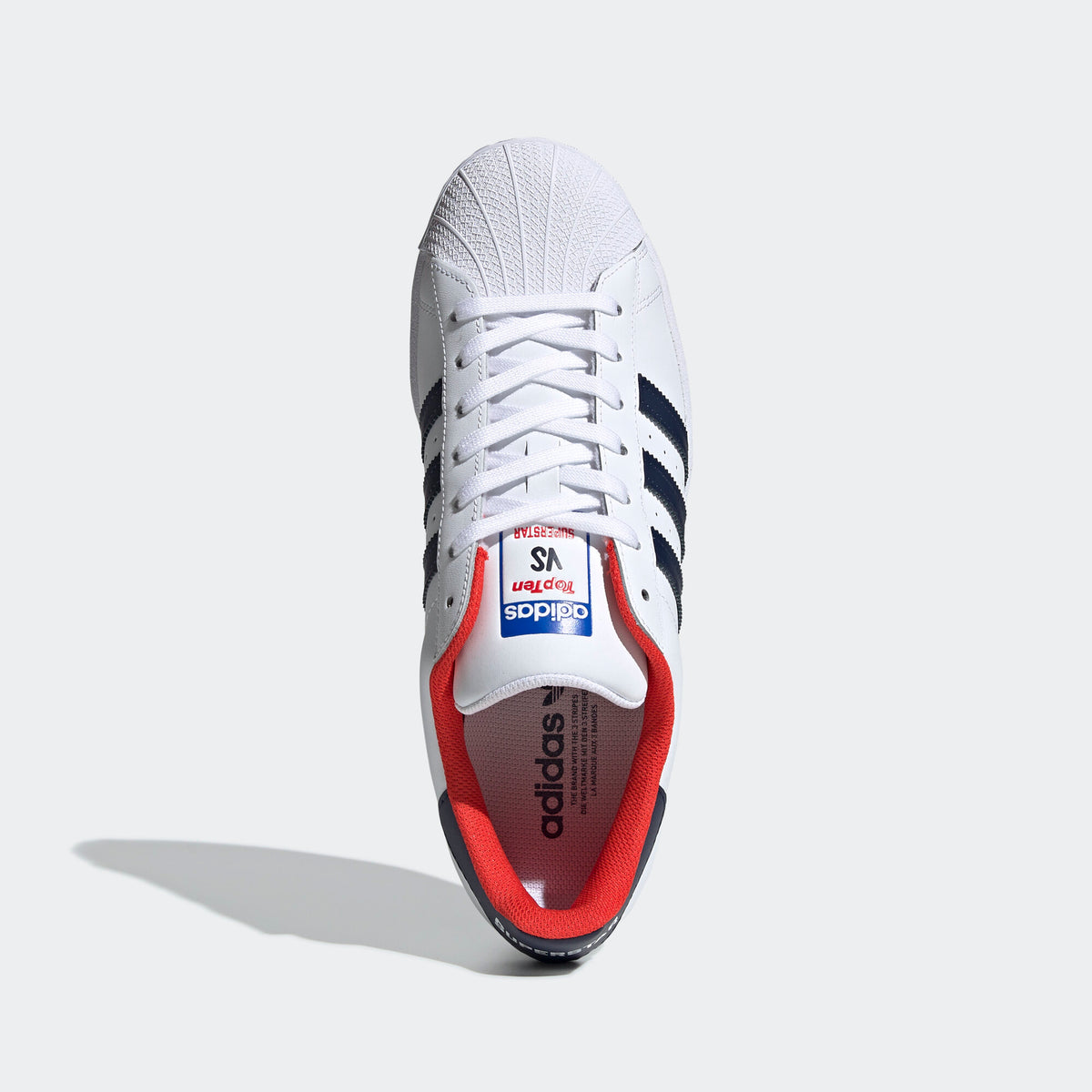 Adidas Superstar Sneakers - White / Collegiate Navy - view 3
