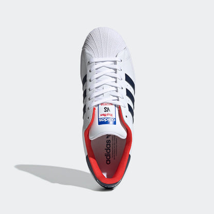 Adidas Superstar Sneakers - White / Collegiate Navy - view 3