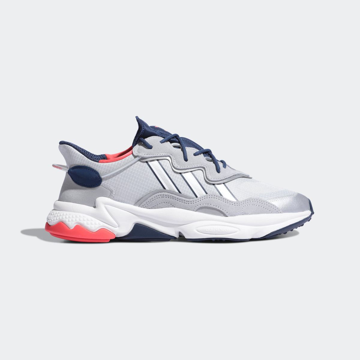 Adidas Ozweego Sneakers - Silver / Grey / Light Red - view 1