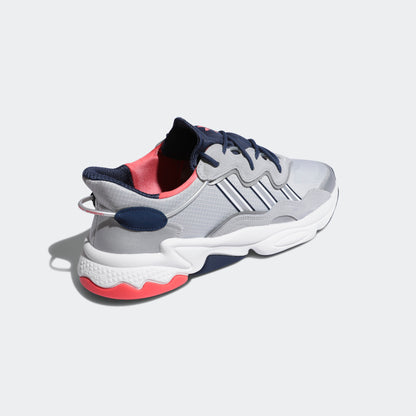 Adidas Ozweego Sneakers - Silver / Grey / Light Red - view 6