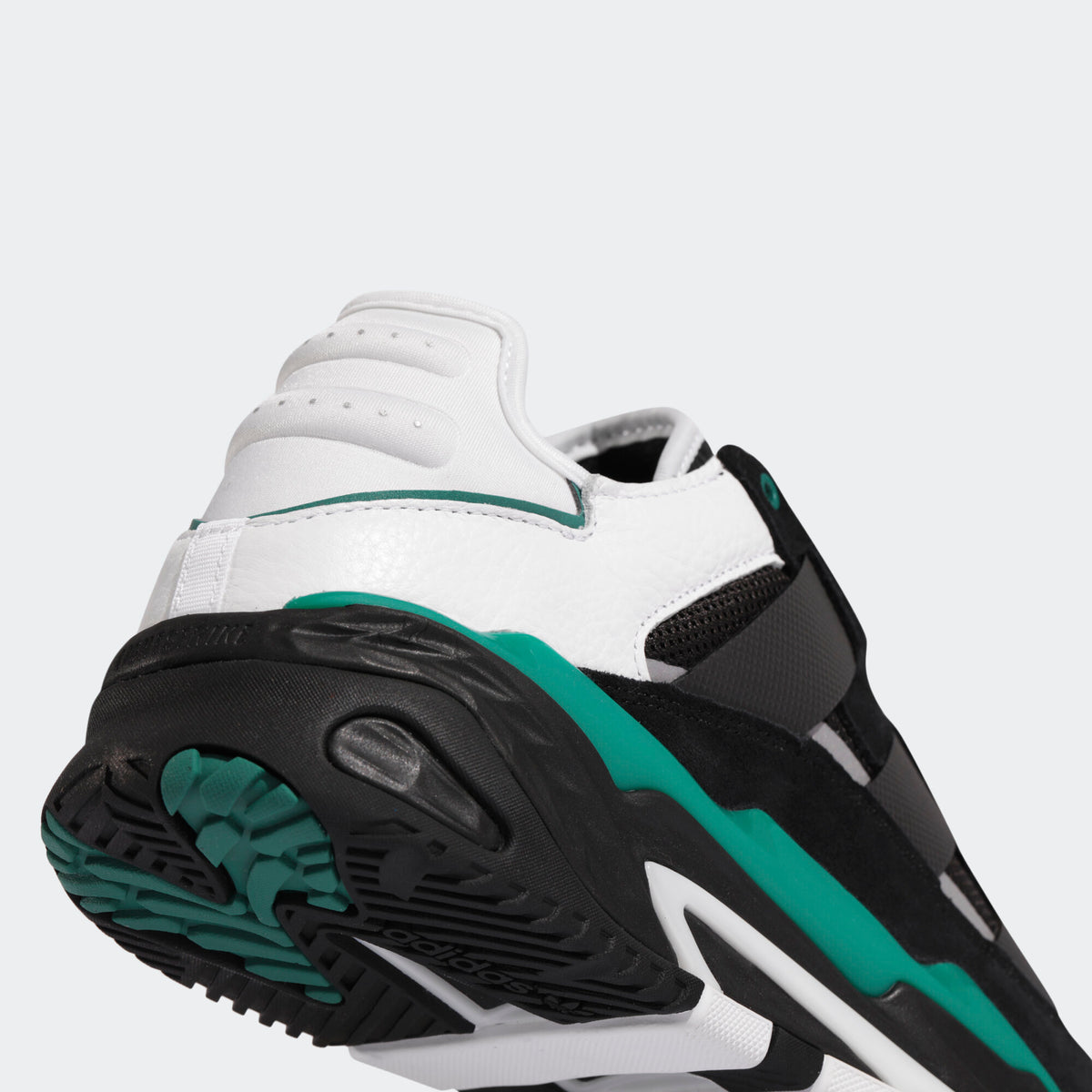 Adidas Niteball Sneakers - Black / White / Green - view 7