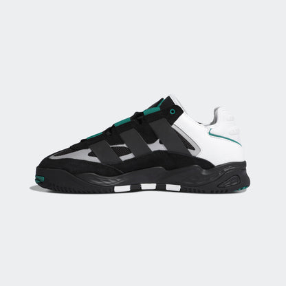 Adidas Niteball Sneakers - Black / White / Green - view 3