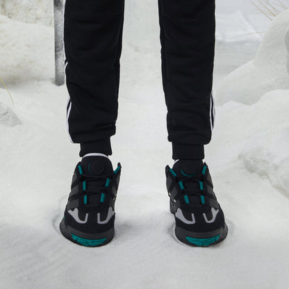 Adidas Niteball Sneakers - Black / White / Green - view 1