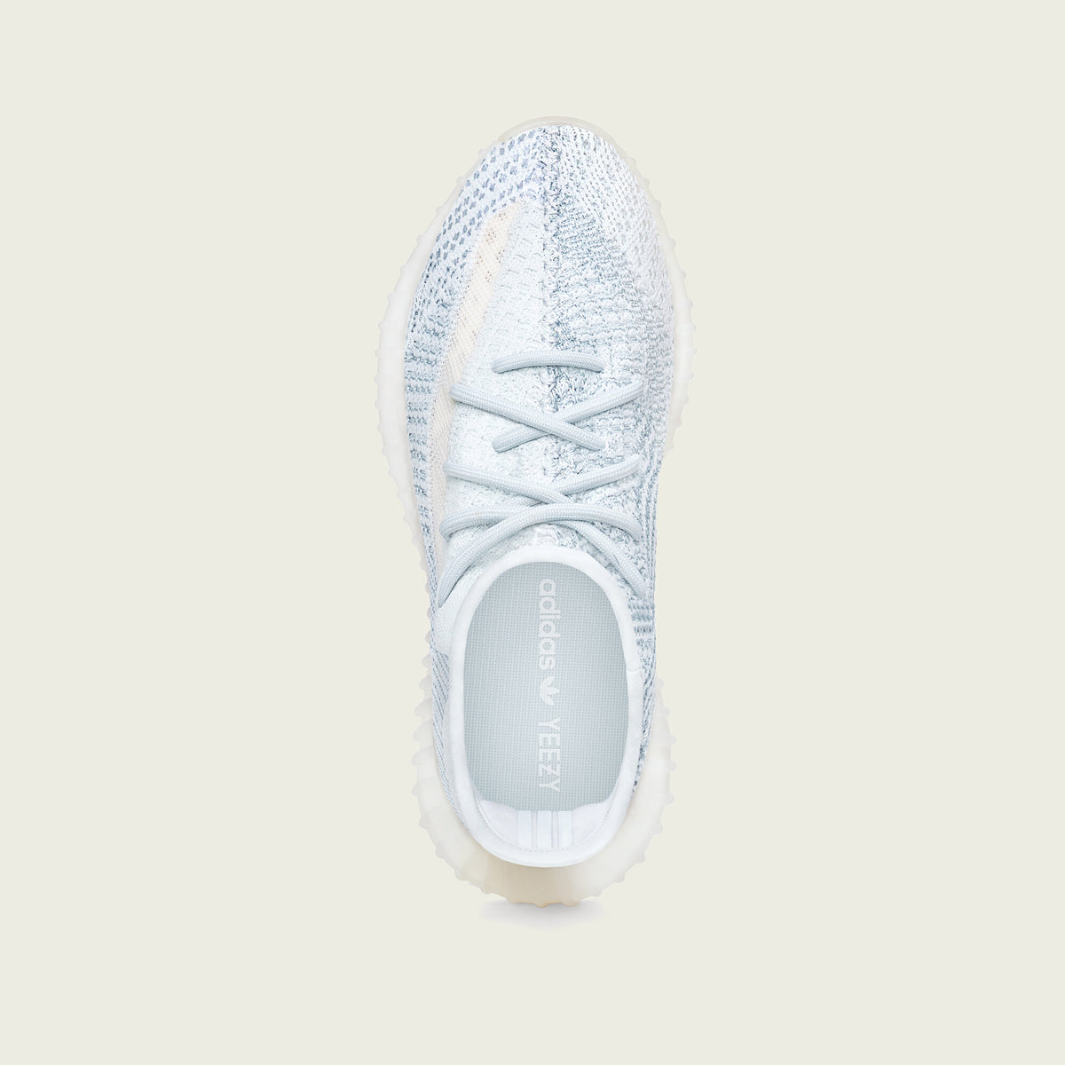 Adidas Yeezy BOOST 350 V2 Cloud White Sneakers - Blue - view 2