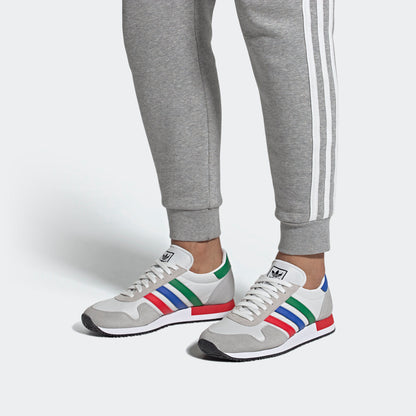 Adidas USA 84 Sneakers - White / Grey / Green / Blue / Red - view 2