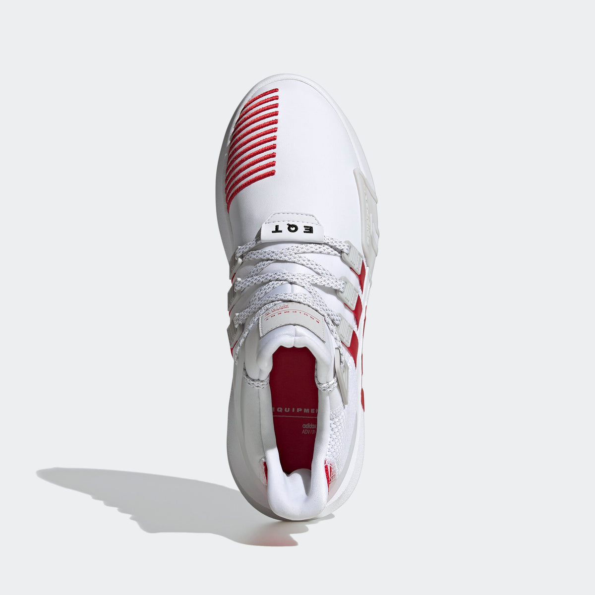 Adidas EQT Bask ADV Sneakers - White / Better Scarlet / Pale Grey - view 3