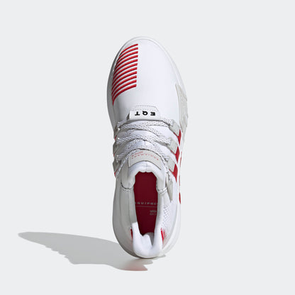 Adidas EQT Bask ADV Sneakers - White / Better Scarlet / Pale Grey - view 3