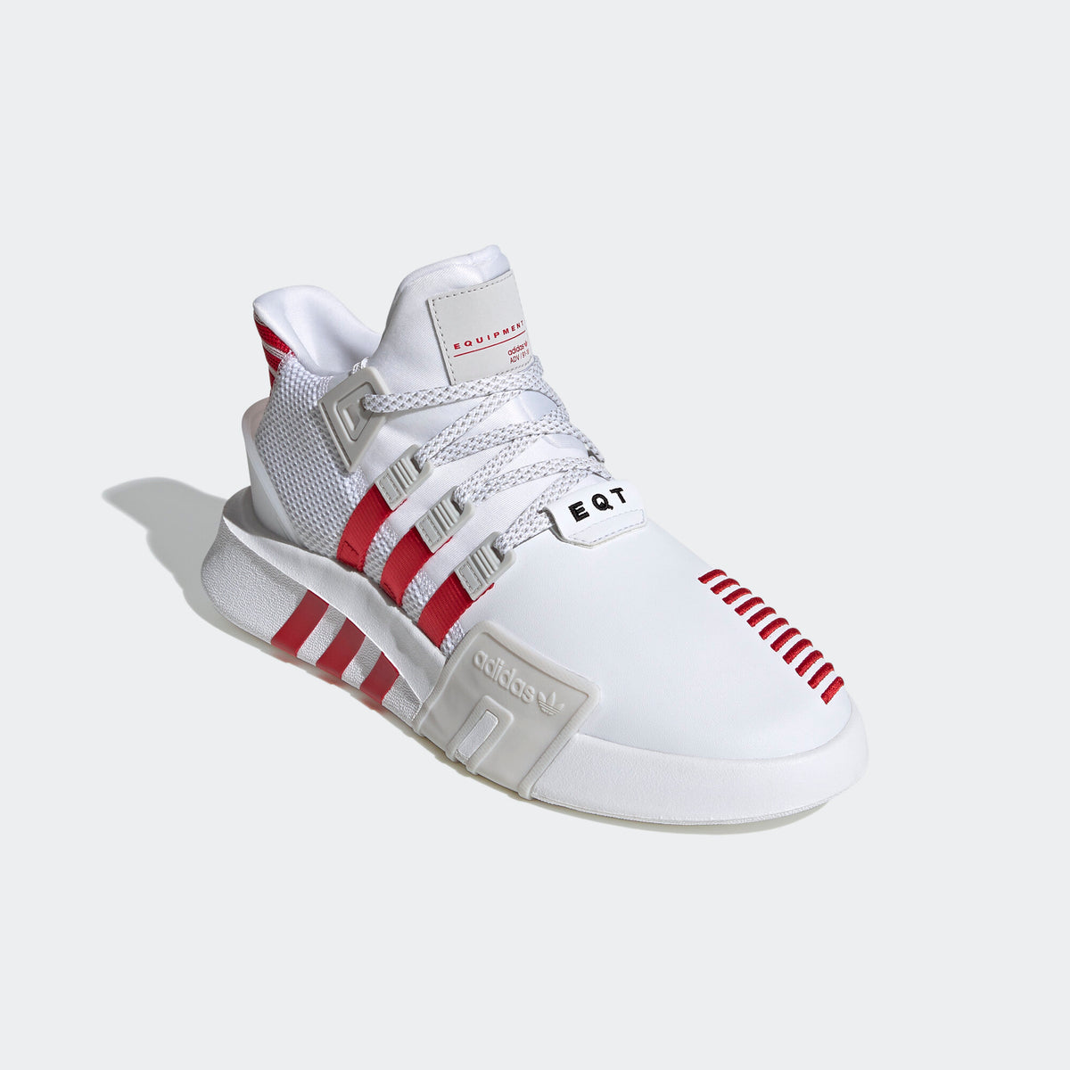 Adidas EQT Bask ADV Sneakers - White / Better Scarlet / Pale Grey - view 5
