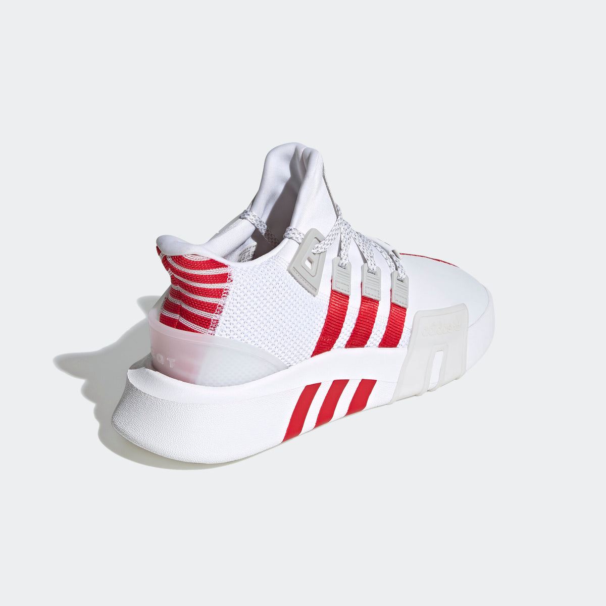 Adidas EQT Bask ADV Sneakers - White / Better Scarlet / Pale Grey - view 6