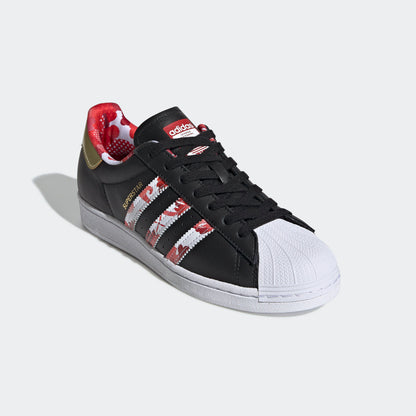 Adidas Superstar Sneakers - Core Black / Gold / White - view 5