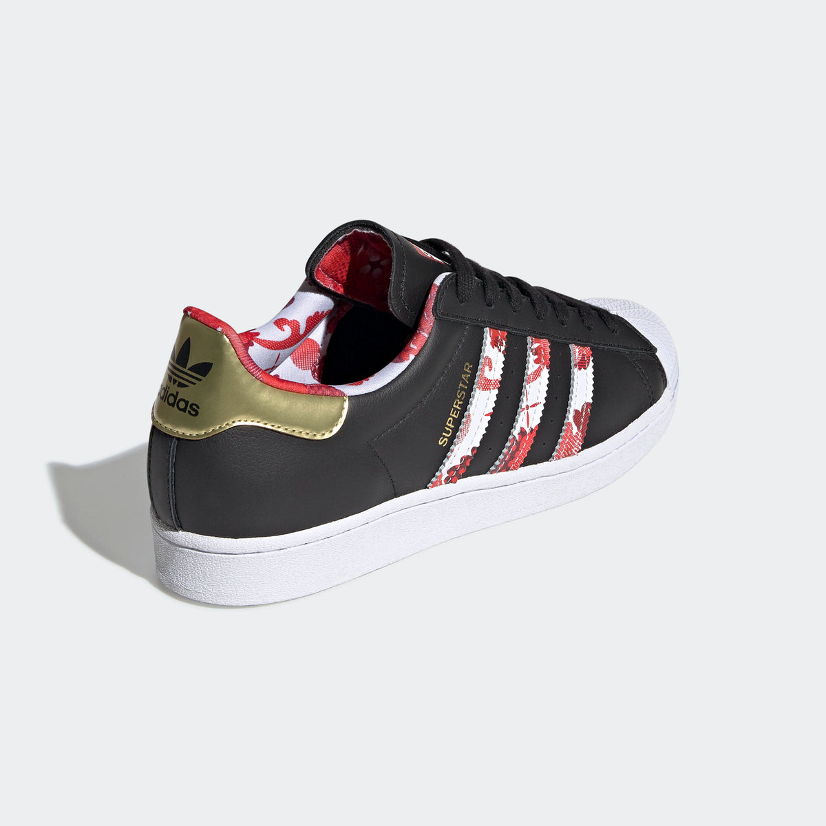 Adidas Superstar Sneakers - Core Black / Gold / White - view 6