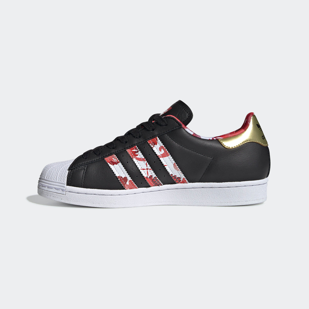 Adidas Superstar Sneakers - Core Black / Gold / White - view 7