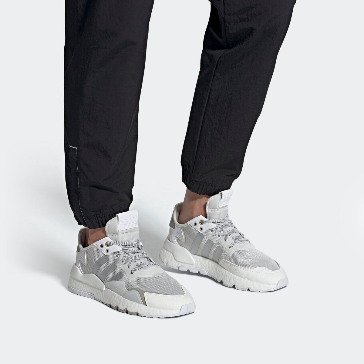 Adidas Nite Jogger Sneakers - White - view 2