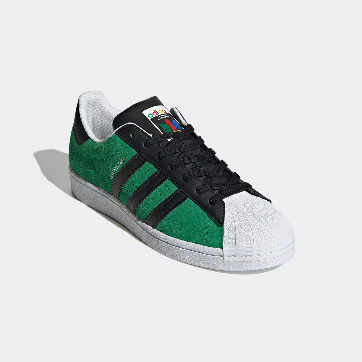 Adidas Superstar Sneakers - Green / Core Black / Yellow - view 5