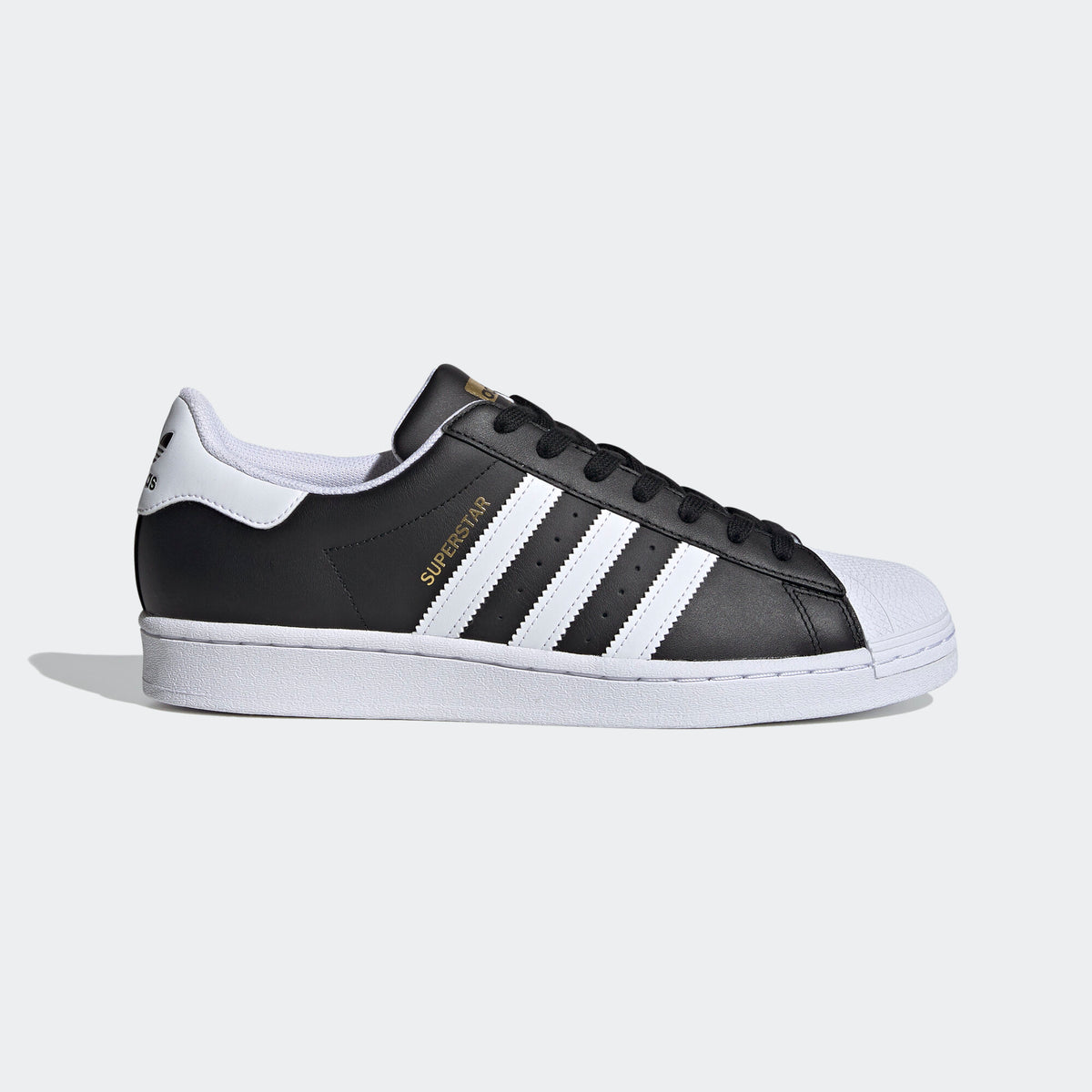 Adidas Superstar Sneakers - Core Black / White / Gold - view 1