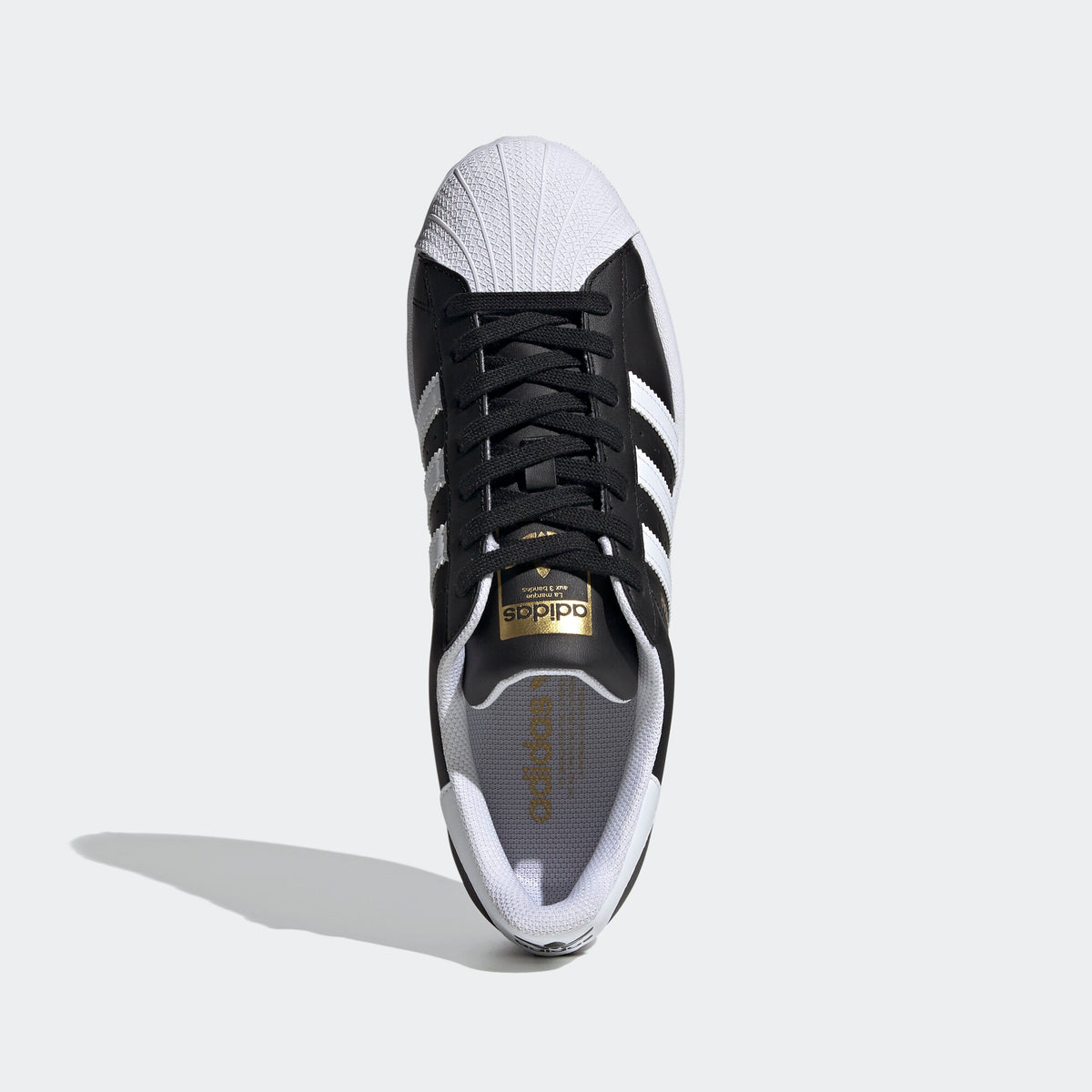 Adidas Superstar Sneakers - Core Black / White / Gold - view 3