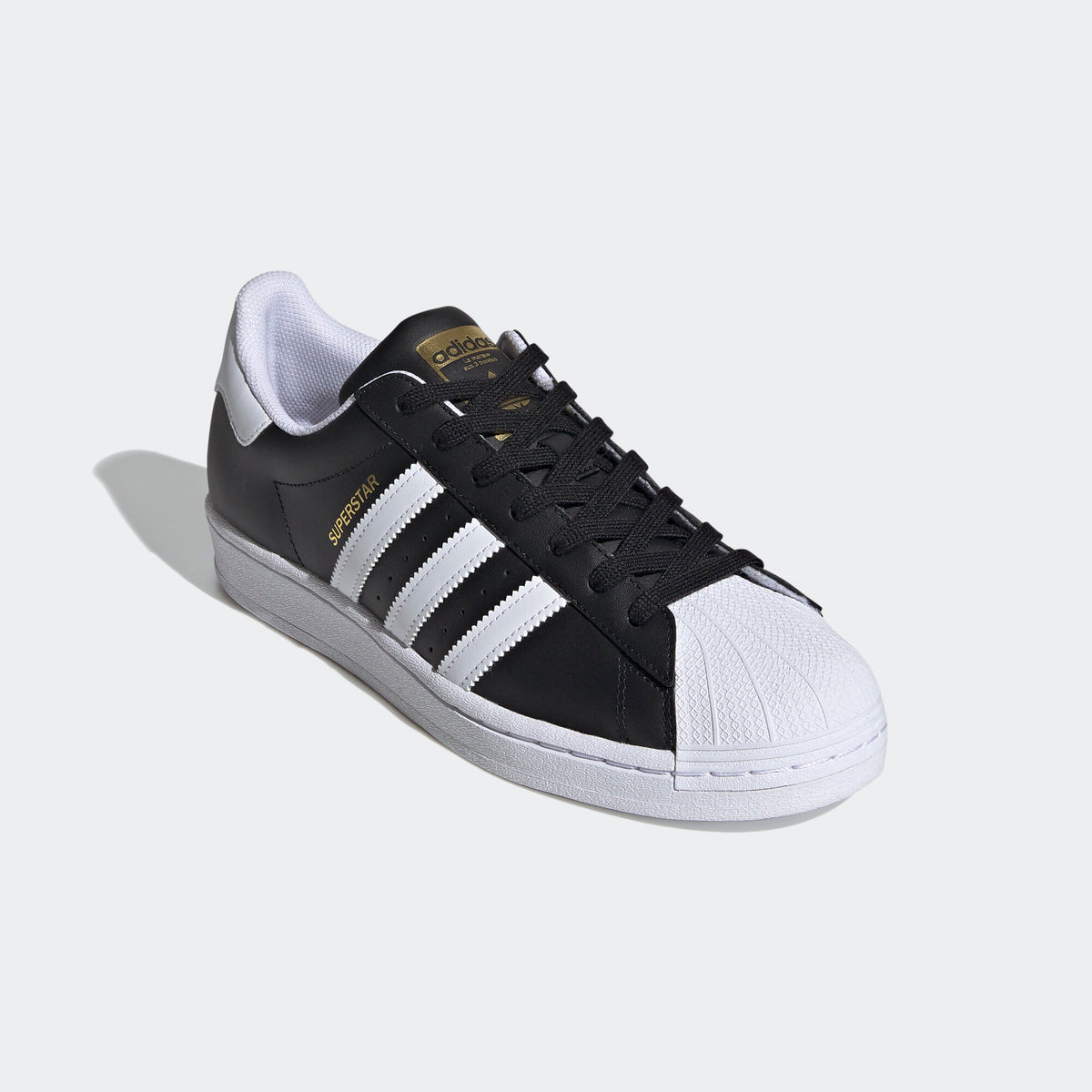 Adidas Superstar Sneakers - Core Black / White / Gold - view 5