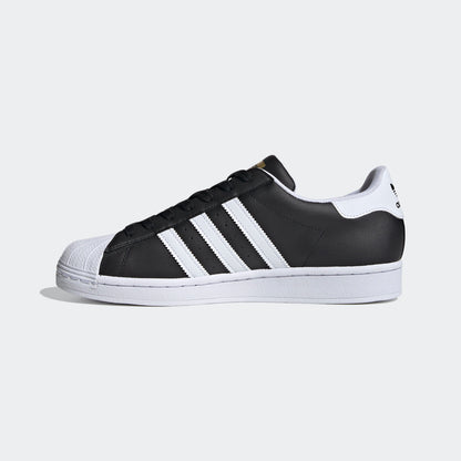 Adidas Superstar Sneakers - Core Black / White / Gold - view 7
