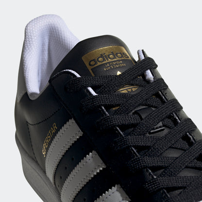 Adidas Superstar Sneakers - Core Black / White / Gold - view 8