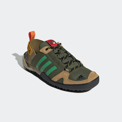 Adidas Daroga TWO 13 Hiking Sneakers - Green / Brown / Black / Yellow - view 4