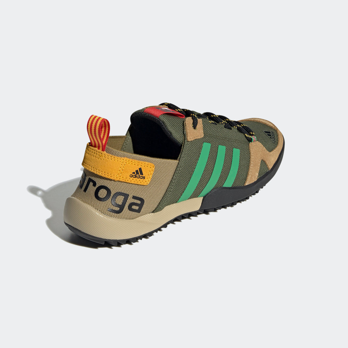 Adidas Daroga TWO 13 Hiking Sneakers - Green / Brown / Black / Yellow - view 5