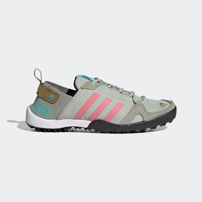 Adidas Daroga TWO 13 Hiking Sneakers - Khaki Brown / Dark Brown / Rose Red - view 1
