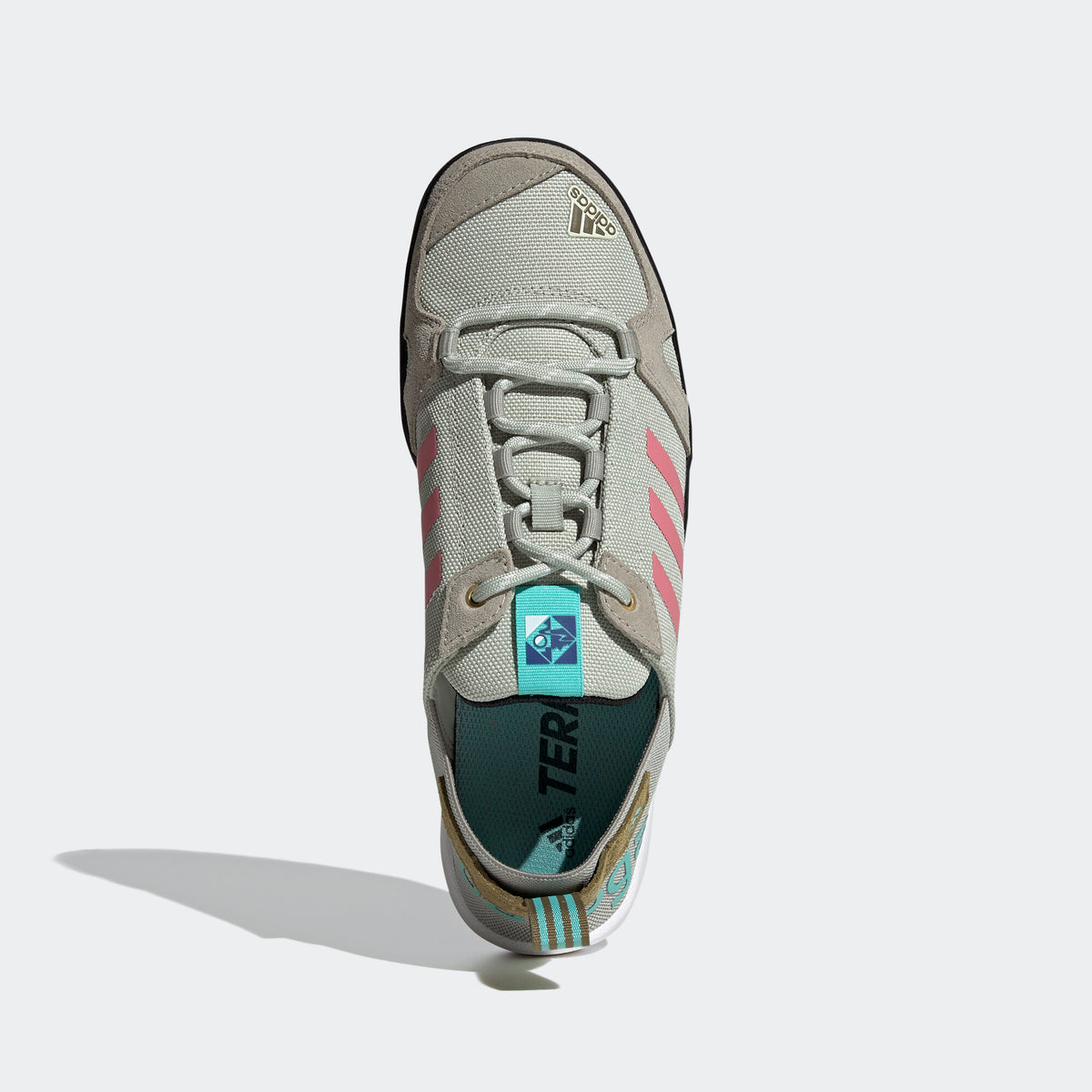Adidas Daroga TWO 13 Hiking Sneakers - Khaki Brown / Dark Brown / Rose Red - view 2
