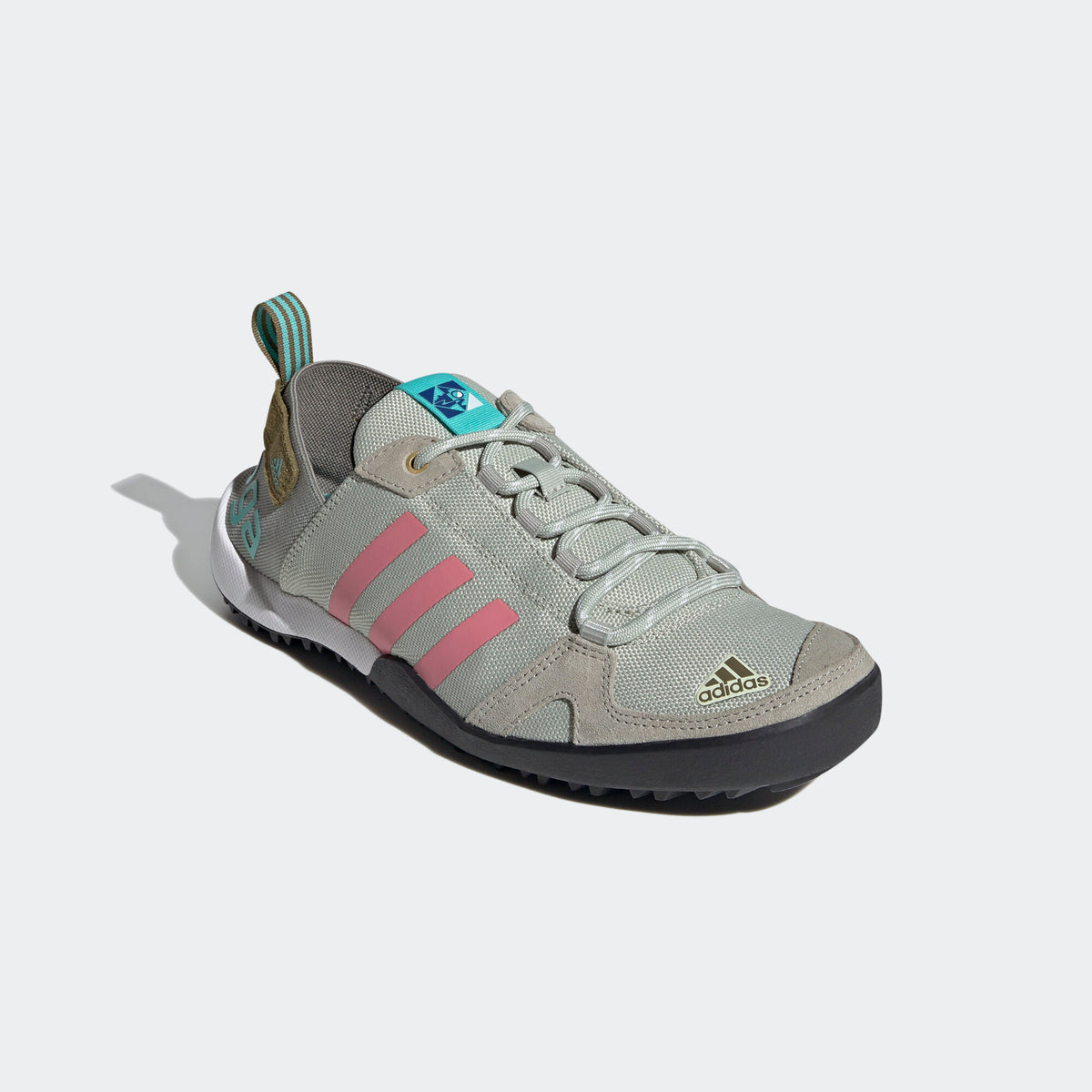 Adidas Daroga TWO 13 Hiking Sneakers - Khaki Brown / Dark Brown / Rose Red - view 4