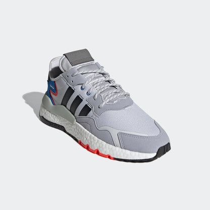 Adidas Nite Jogger Sneakers - Grey White / Light Grey / Black / Blue / Orange - view 4
