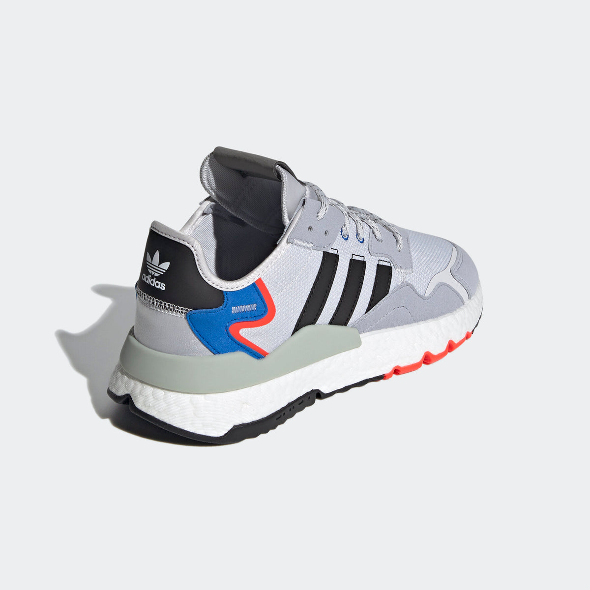 Adidas Nite Jogger Sneakers - Grey White / Light Grey / Black / Blue / Orange - view 5