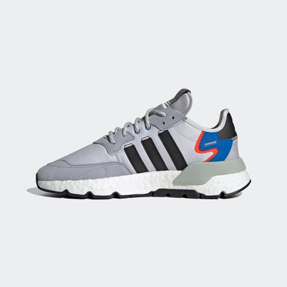 Adidas Nite Jogger Sneakers - Grey White / Light Grey / Black / Blue / Orange - view 6
