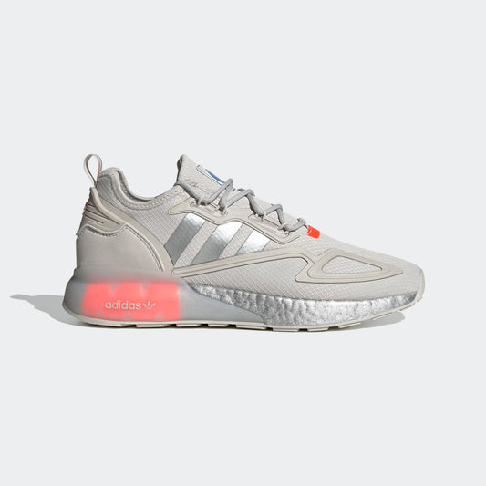 Adidas ZX 2K BOOST Sneakers - Light Grey / Dark Grey / Red - view 1