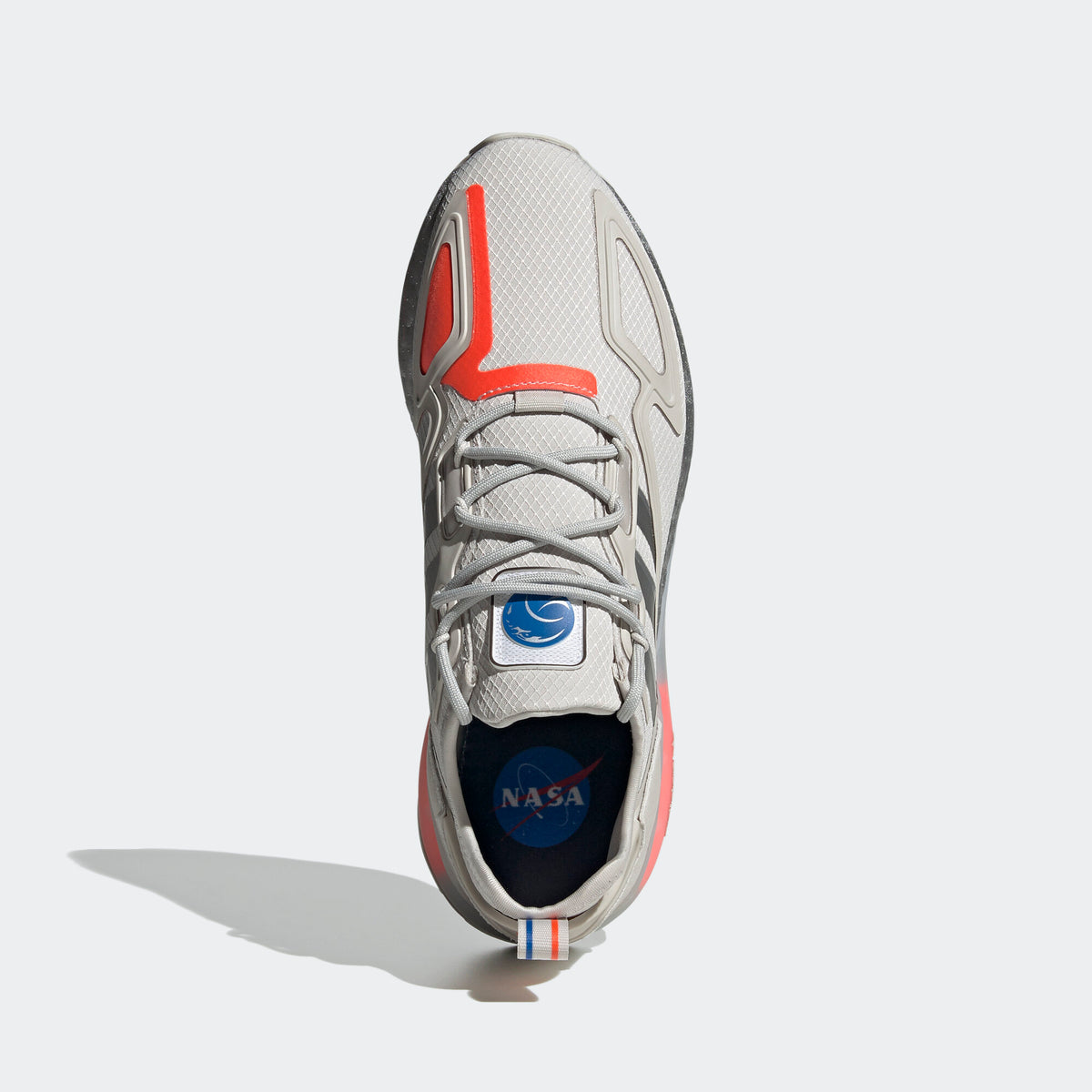 Adidas ZX 2K BOOST Sneakers - Light Grey / Dark Grey / Red - view 2