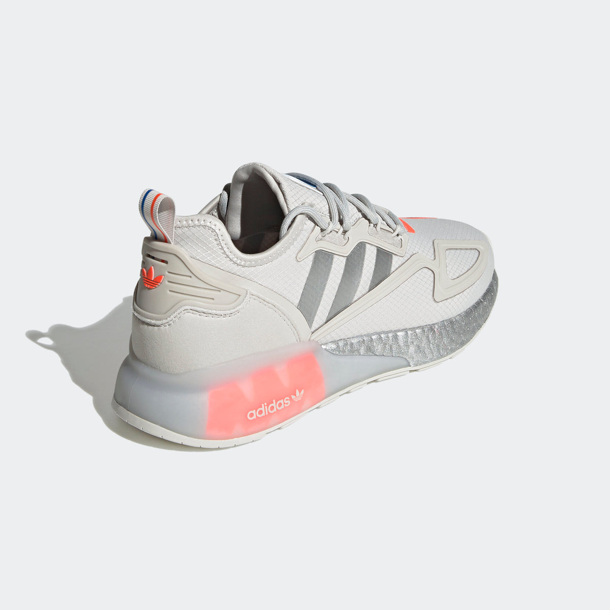 Adidas ZX 2K BOOST Sneakers - Light Grey / Dark Grey / Red - view 5