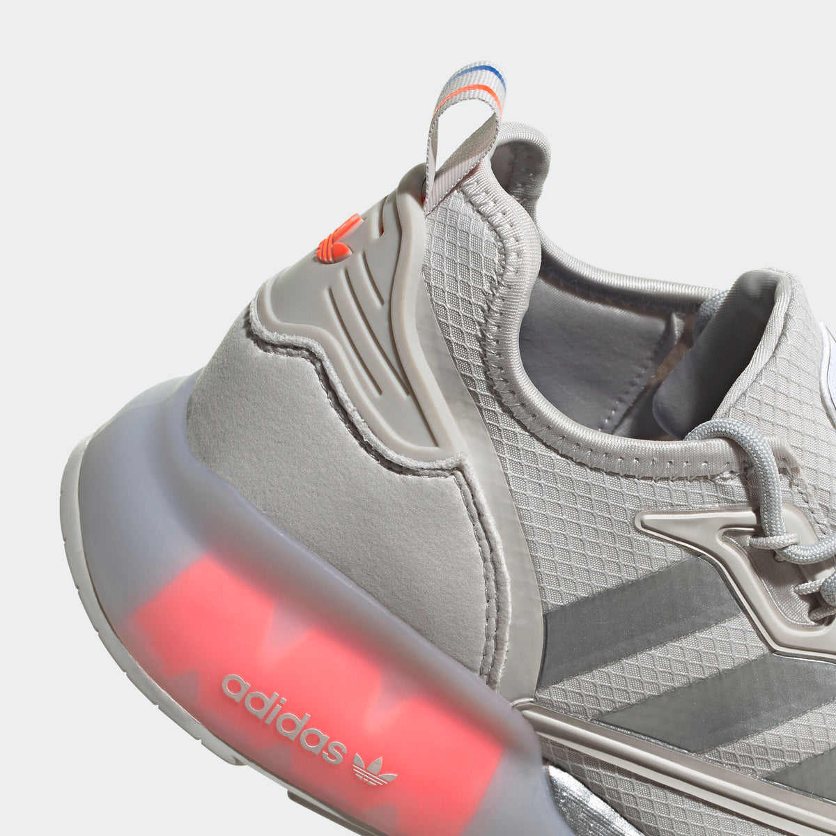Adidas ZX 2K BOOST Sneakers - Light Grey / Dark Grey / Red - view 8